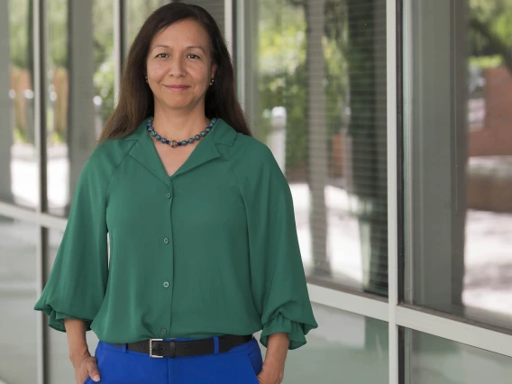 Velia Leybas Nuño, PhD, MSW, assistant professor of practice at the University of Arizona Mel and Enid Zuckerman College of Public Health, has dedicated her career to helping young people feel seen and heard. She is the director of the Bachelor of Arts in Wellness and Health Promotion Practice program and a founding member of the recently revitalized Adelante, Nuestro Futuro conference for Latinx girls and their female guardians.