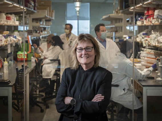 Anne E. Cress, PhD, is one of 11 founding faculty members of the UArizona Cancer Center, which has maintained an active NCI training grant, known as a T32, since 1978. The current grant is funding the ICS program.