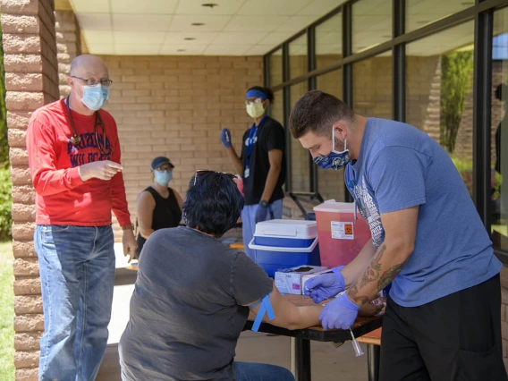 The Little Colorado Medical Center in Winslow is one of 31 antibody testing sites in the state. University of Arizona alum Thomas Greenwood is the chief of staff at the center.