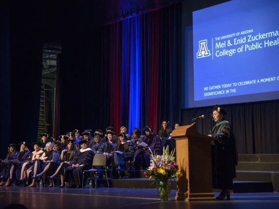 Mel and Enid Zuckerman College of Public Health 2016 convocation.