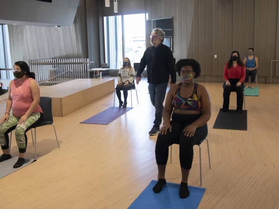 UArizona staff and students learn about the Feldenkrais Method, which uses movement to increase self-awareness and improve function. The method will be taught during the “Aging and the Arts” series.