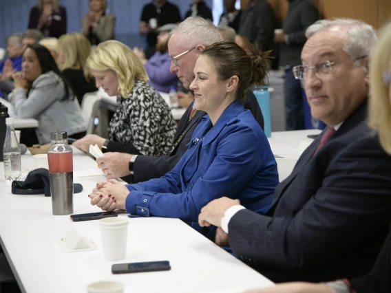 The town hall event in Phoenix brought together faculty and staff for updates about Health Sciences.