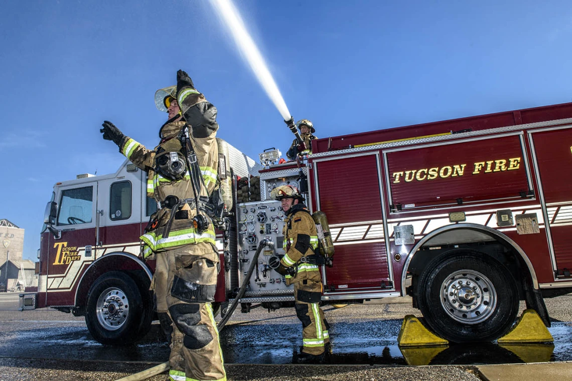 Many studies, including several by the University of Arizona Health Sciences in collaboration with the Tucson Fire Department, contributed evidence that led the International Agency for Research on Cancer to determine occupational exposure as a firefighter causes cancer.