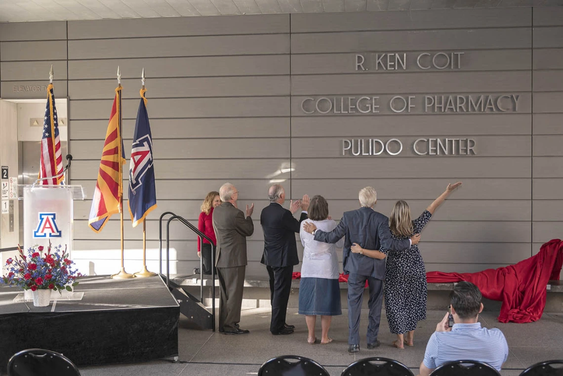 “I feel great. It’s a little overwhelming to see my name up there,” R. Ken Coit said following the unveiling of the new signage. 