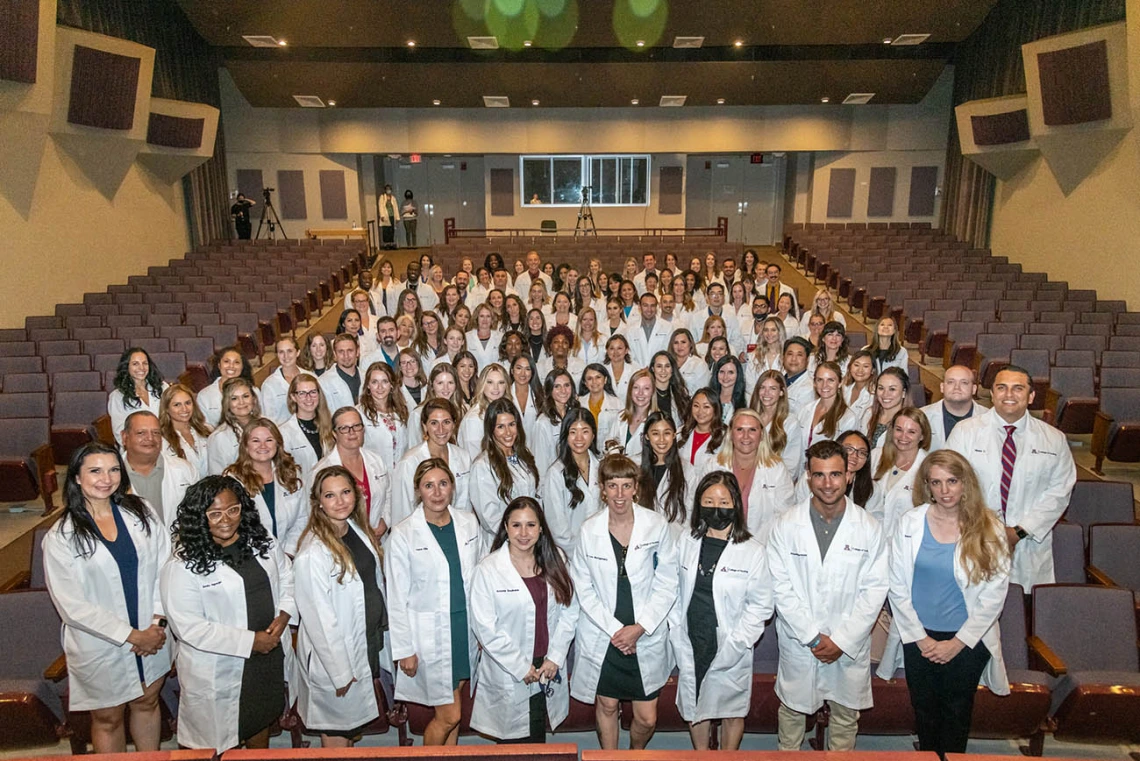 There were 119 Doctor of Nursing Practice students participating in this year’s white coat ceremony. 