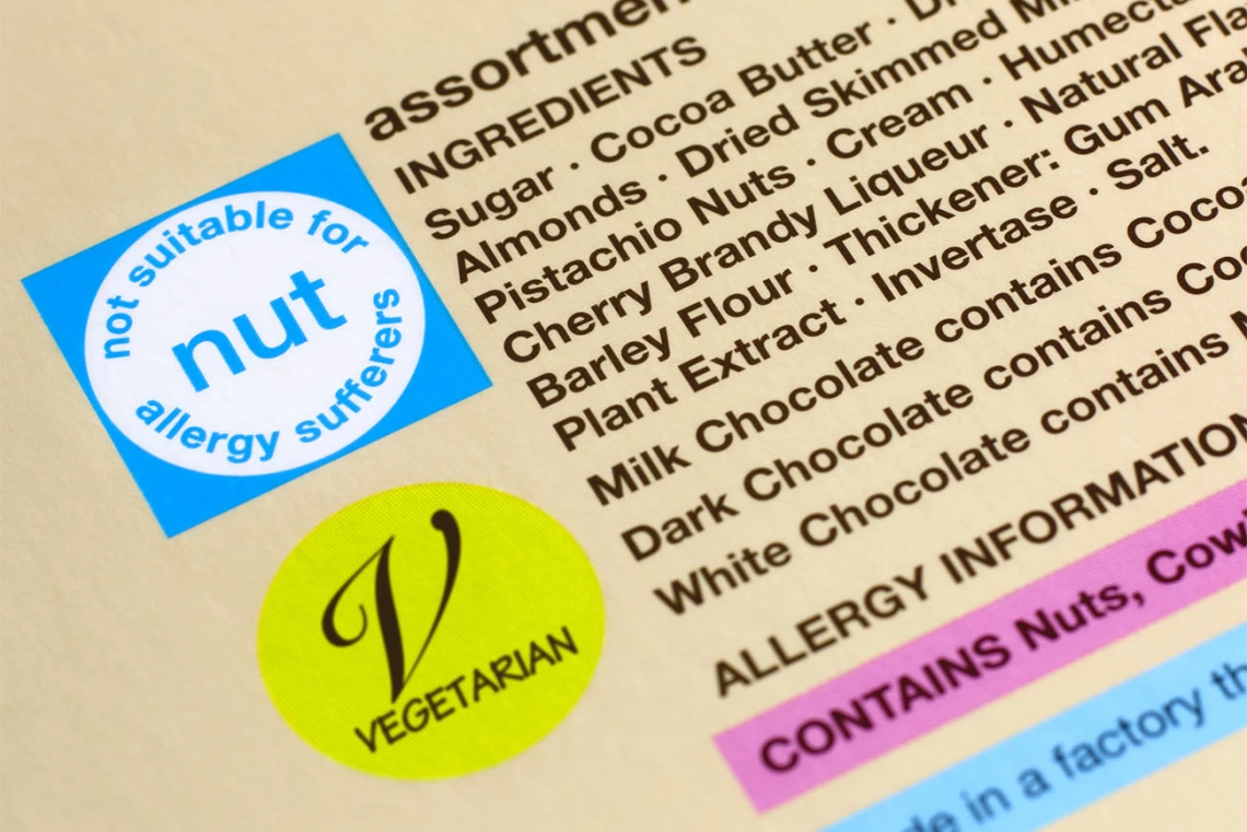 Nutrition label