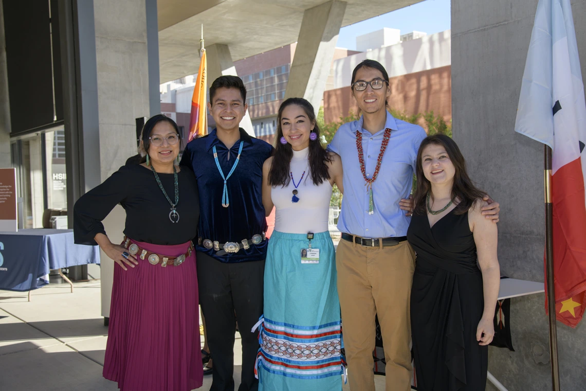 The blessing was coordinated by the Association of Native American Medical Students.