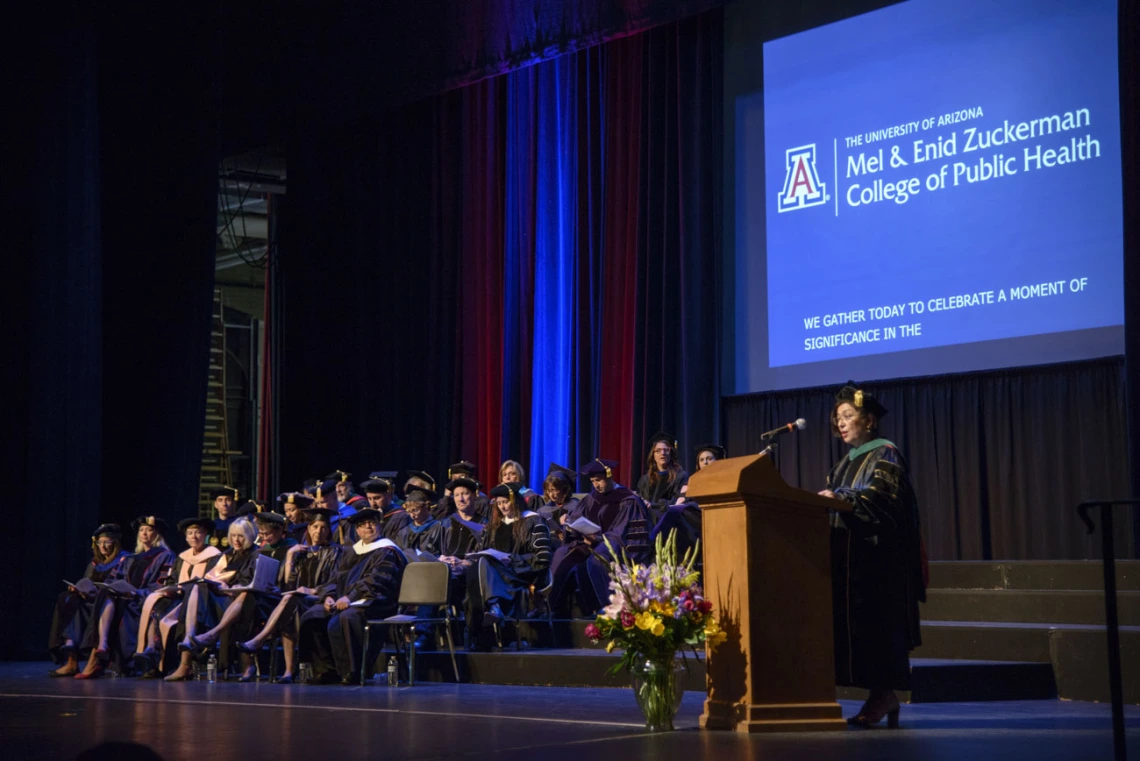 Mel and Enid Zuckerman College of Public Health 2016 convocation.