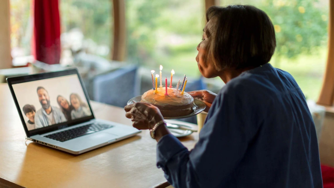 Family and friends used technology to connect with older adults during the pandemic.