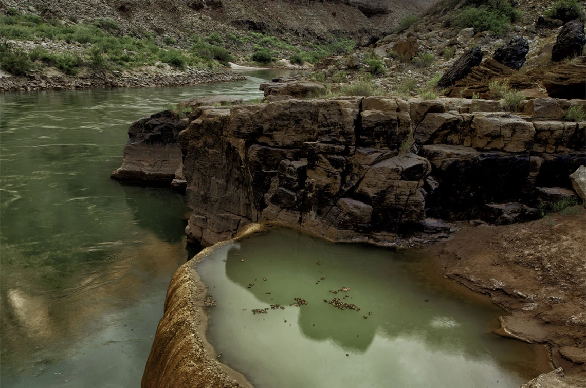 Pumpkin Springs, in the Grand Canyon, is known for its high levels of arsenic.