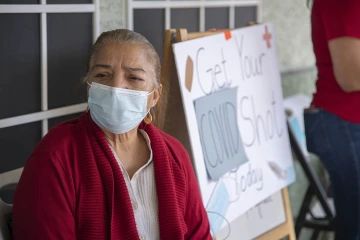 A mobile health unit deployed by the College of Public Health visits El Mirage neighborhood in Phoenix to make vaccination more accessible to Spanish-speaking communities.