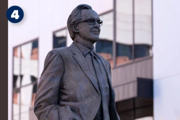 R. Ken Coit bronze sculpture by Bruce Wolfe