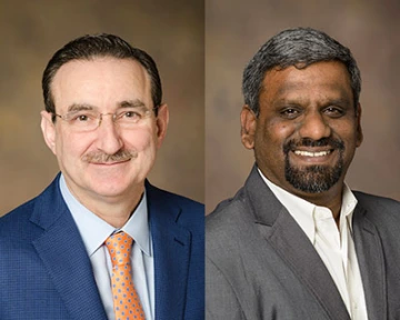 Dr. Andrew Karellas and Dr. Srinivasan Vedantham