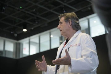 Allan Hamilton, MD, FACS, executive director of the Arizona Simulation Training and Education Center, strives to provide students opportunities to gain technical knowledge as well as learn vital mental and social skills.