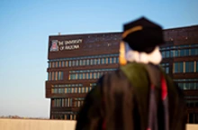 For the first time ever, a procession of University of Arizona medical students and faculty will not walk down Phoenix’s Van Buren Street together for graduation. Instead, the ceremony will be held online virtually. (Photos: College of Medicine – Phoenix)